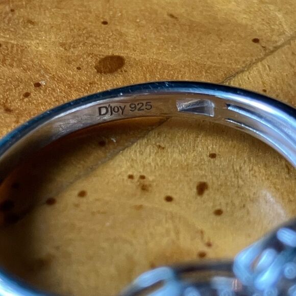 Natural Red Garnet Sterling Silver Ring Size 10 - Picture 6 of 9